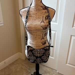 Vera Bradley Black and White Crossbody Bag